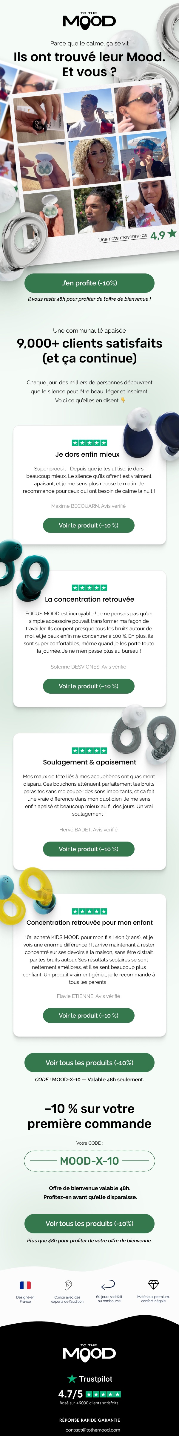 Email To The Mood avis